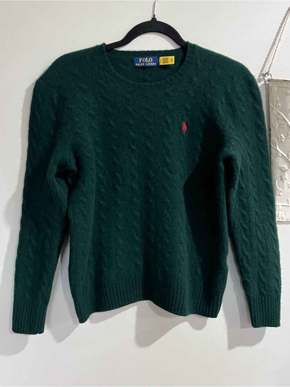 POLO RALPH LAUREN Cable-Knit Wool-Cashmere Sweater
